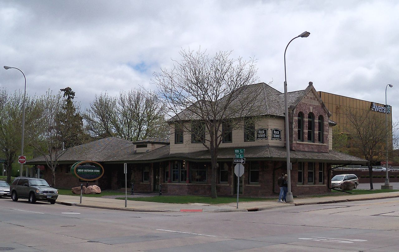 The Rock Island Depot was built in 1885 and helped spur the city's growth in the late 19th century.