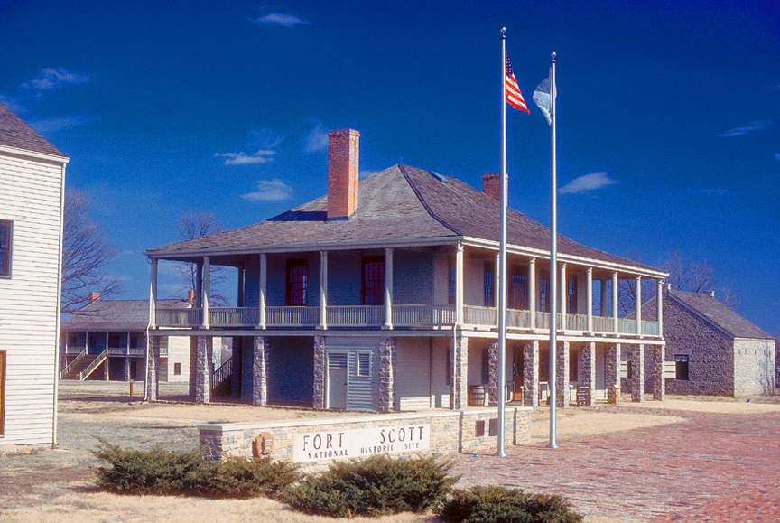 Fort Scott is maintained by the National Park Service and is located in downtown Fort Scott, Kansas.