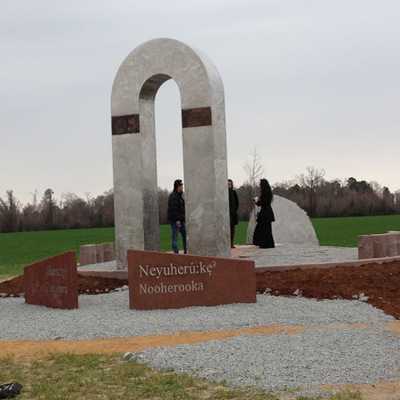 The monument.