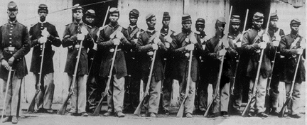 A USCT similar to the one at Fort Pocahontas.
