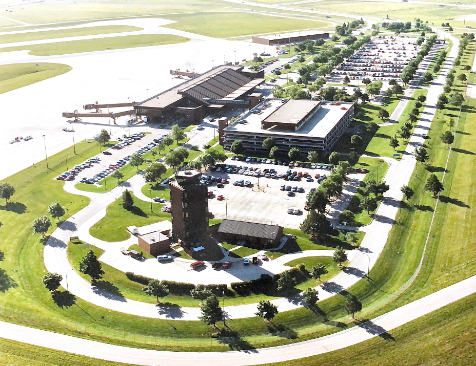 Aerial view of the Lincoln Airport Authority