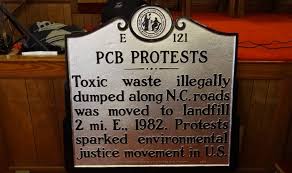 PCB Protest historical marker