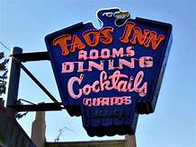 The Famous Historic Taos Inn Sign