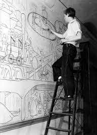 O'Hanlon Drafting the Mural