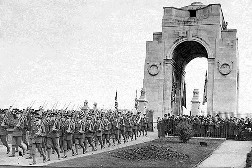 An Armistice day Celebration during the interwar period