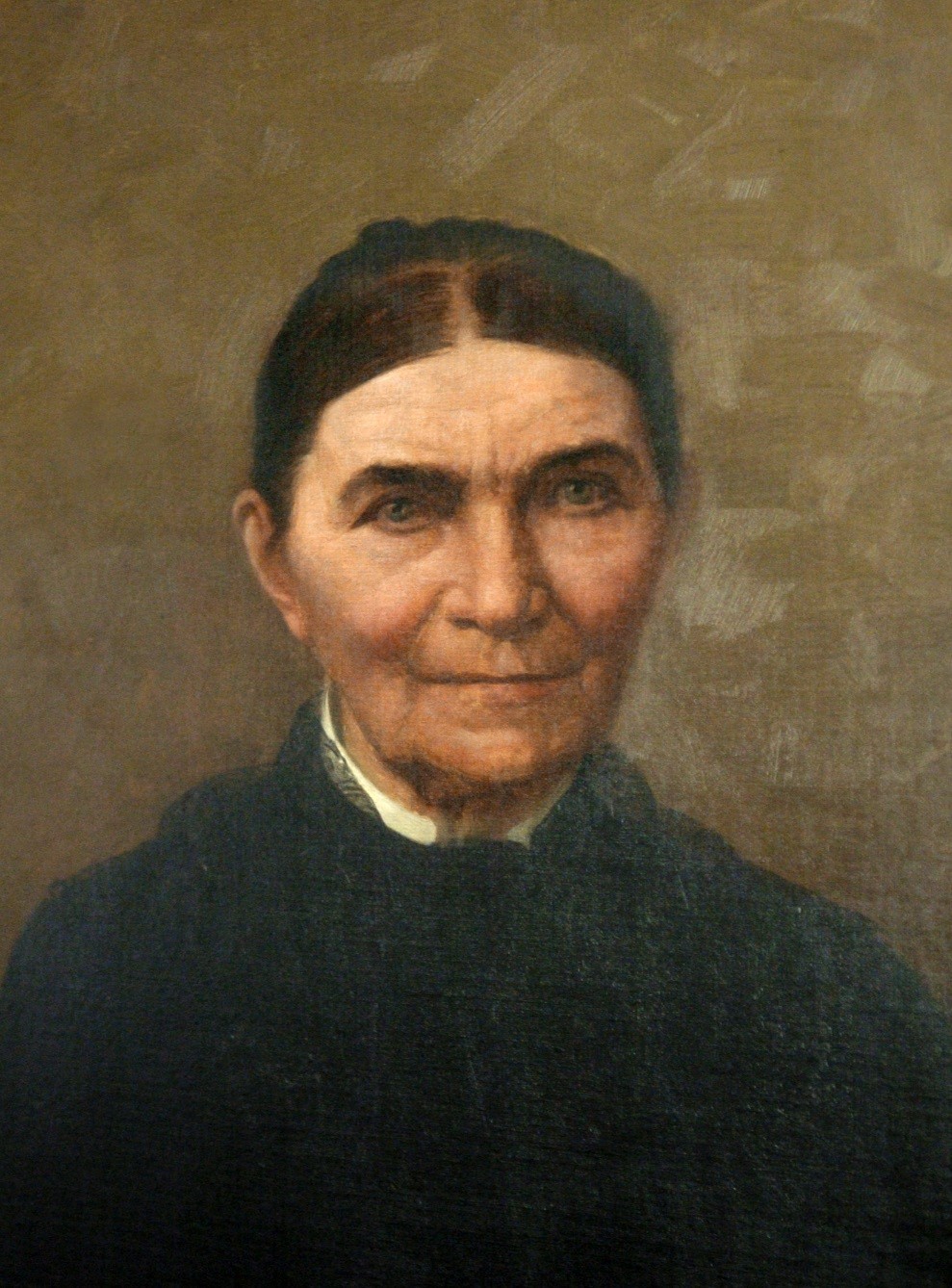 A painting of Jane Holmes AKA “Pittsburgh Jane.”