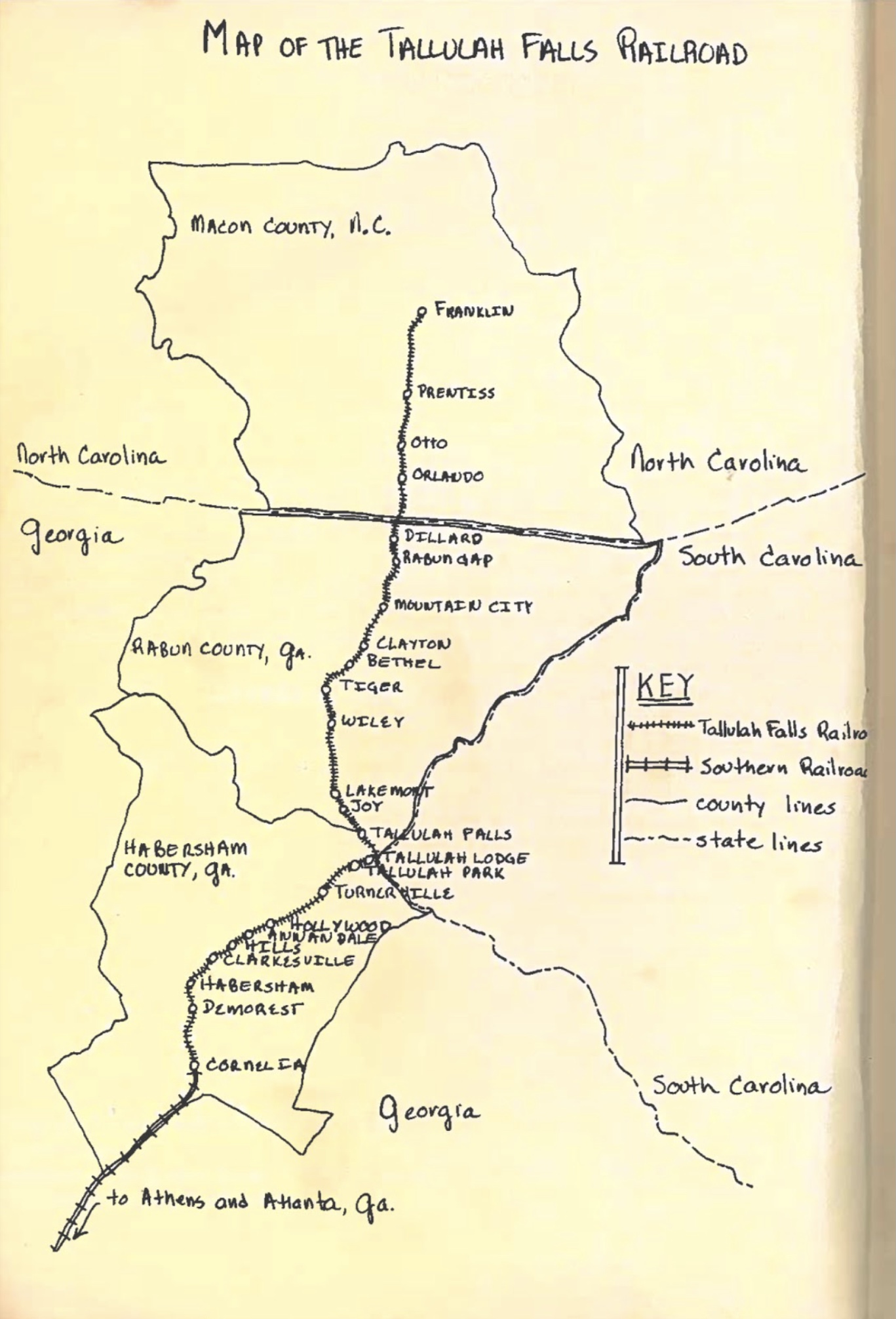 The Tallulah Falls Railway Clio