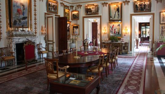 This image reveals why the Griswold House now doubles as an art and historic house museum.