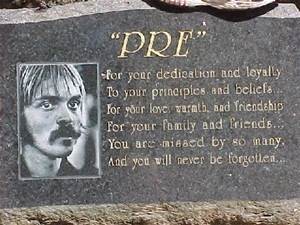 Pre's Rock, The memorial to Steve Prefontaine in Eugene, Or…