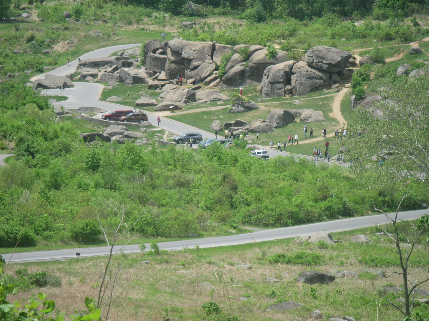 Sharpshooter's View of Little Round Top from the Devil's Den
