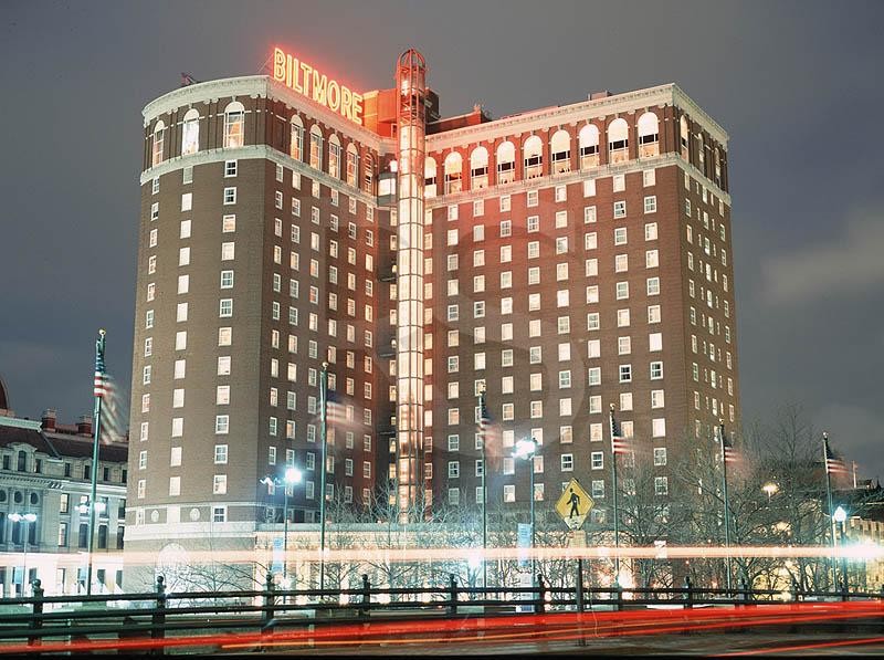 Providence, Rhode Island, Exterior View of the Biltmore Hotel (100