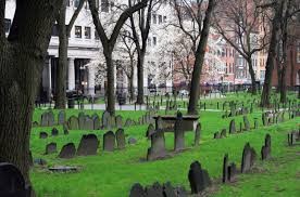 Founding Fathers in the Granary Burying Ground in Boston