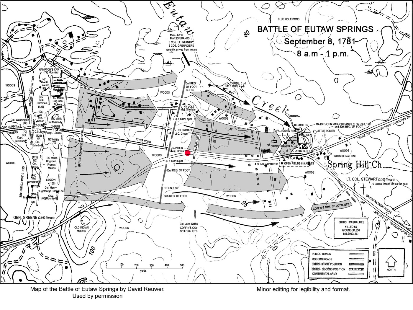 Battle of Eutaw Springs Clio