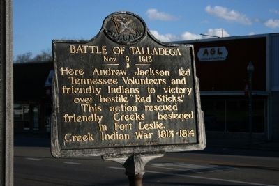 The Founding of Red Stick Historical Marker