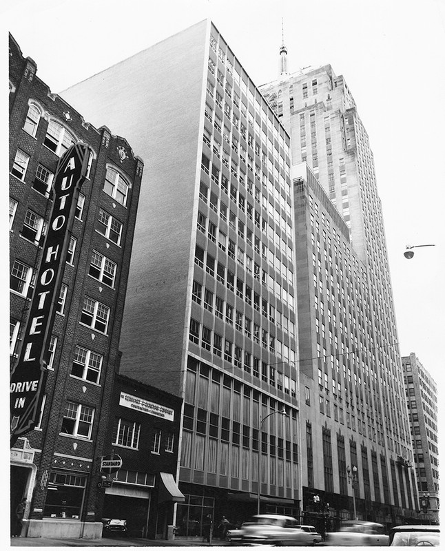 Building, Skyscraper, Window, Black