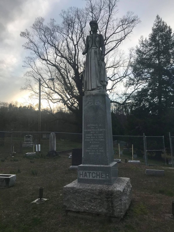 Octavia Hatcher's Headstone