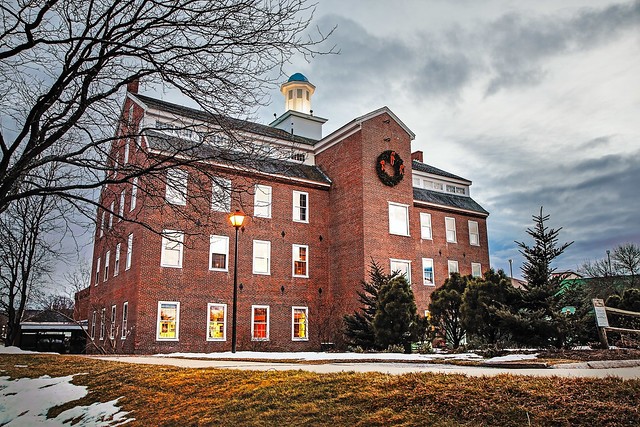 The Belknap Mill has stood at this location since 1823.