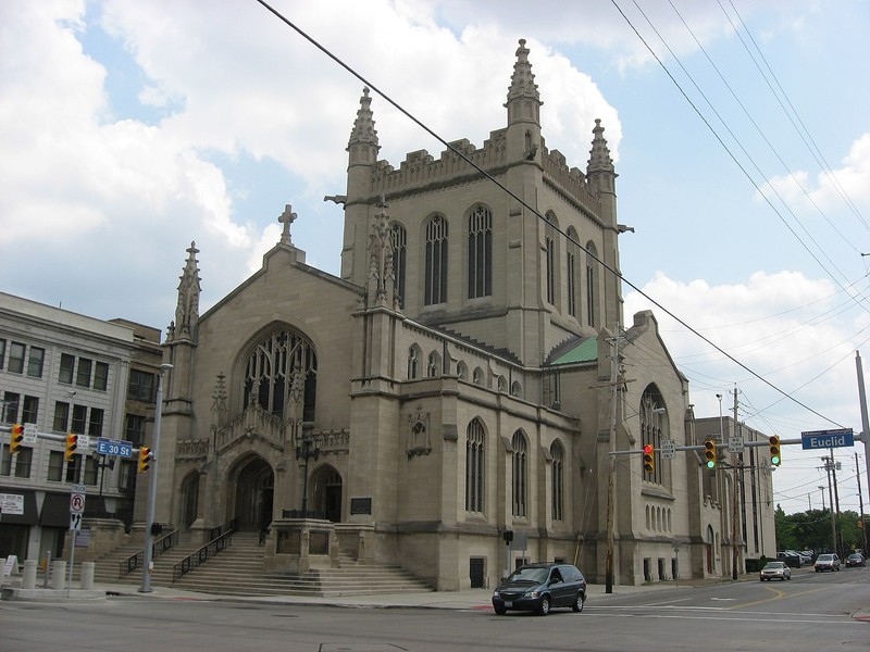 2009 photo of Cleveland's First Methodist Church (circa 1905)