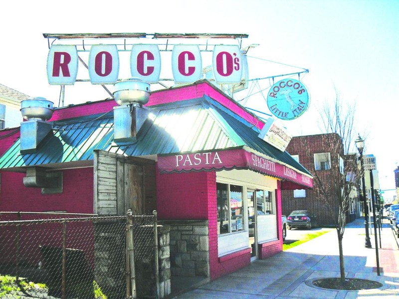 Outside Rocco's Little Italy, 2016