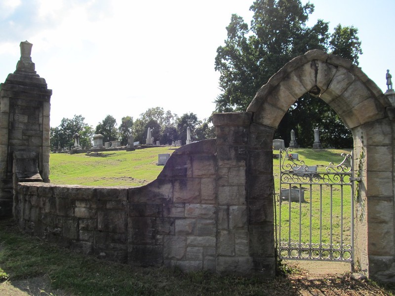 The cemetery today.