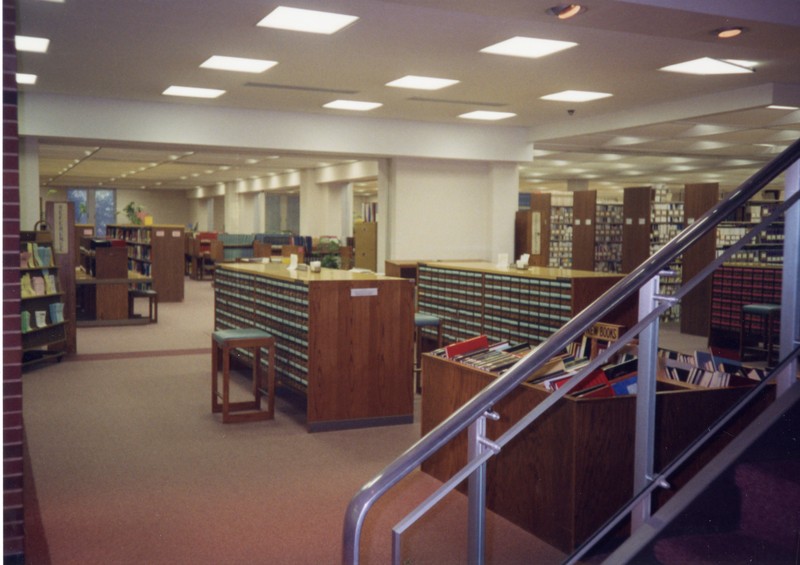 Blackwell Library Interior and Card Catalog, 1994