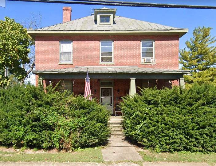 Property, House, Residential area, Shrub