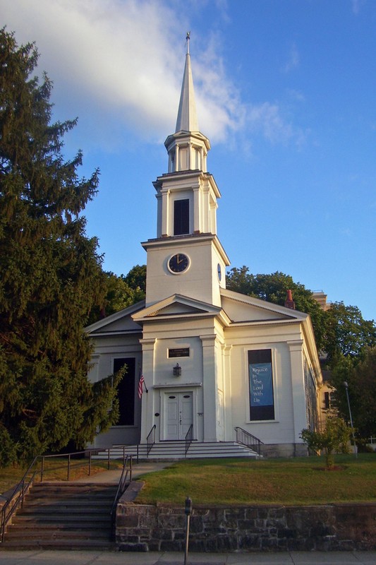 Steeple, Building, Sky, Church