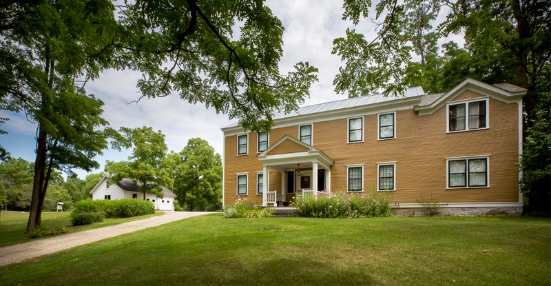 The Robinson's main house at the Rokeby Museum.  Exhibit 