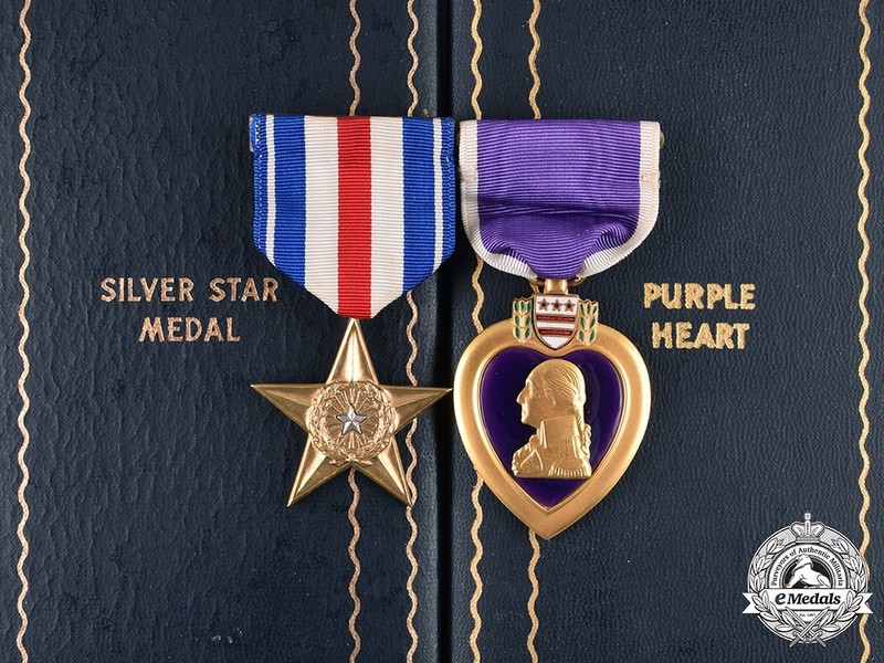 A Silver Star & Purple Heart