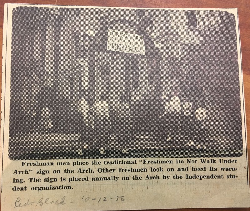 The Arch as it looked in 1956.