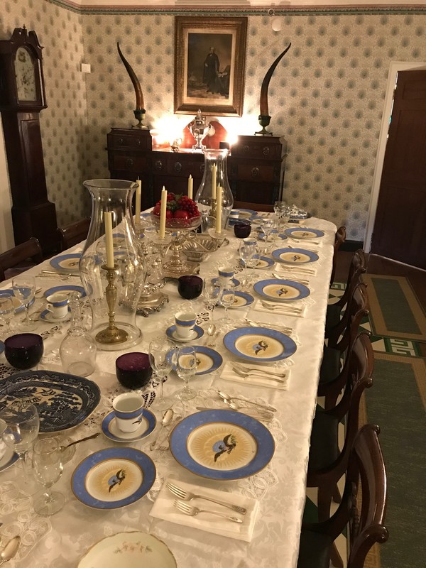 Dining Room Table and China