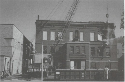 Demolition of 1912 building