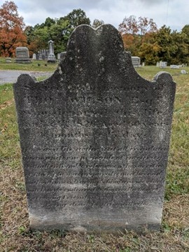 Wilson's grave.