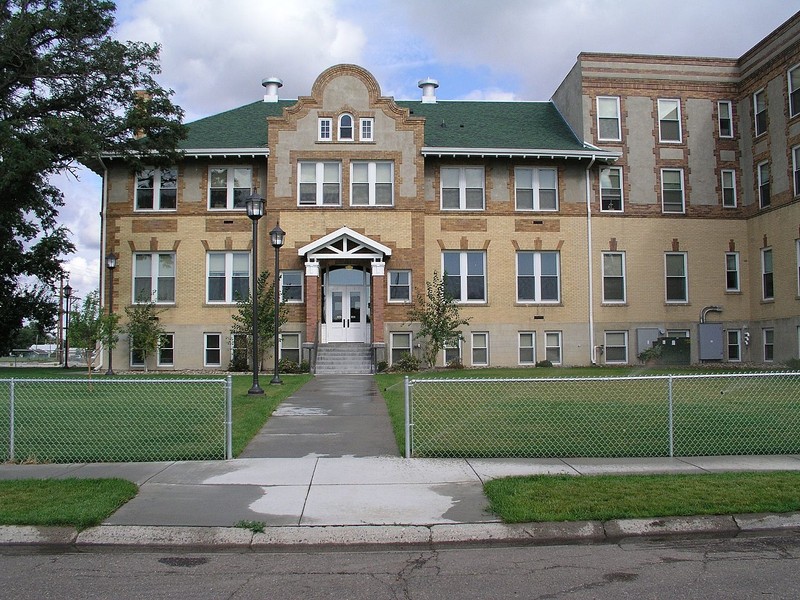 Holy Rosary Hospital was originally built in 1910. It served the community in various capacities until 1995. It is now public housing.