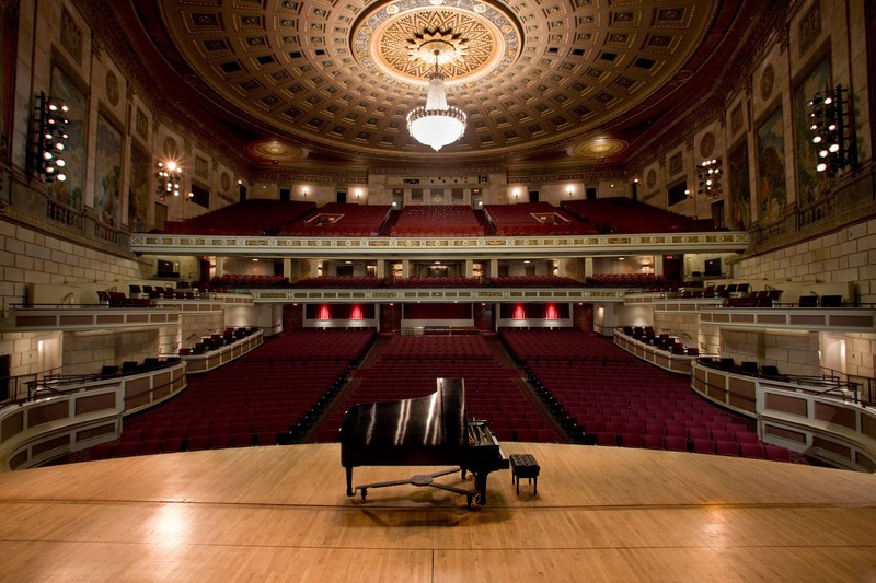 Kodak Hall at Eastman Theatre's view from the stage