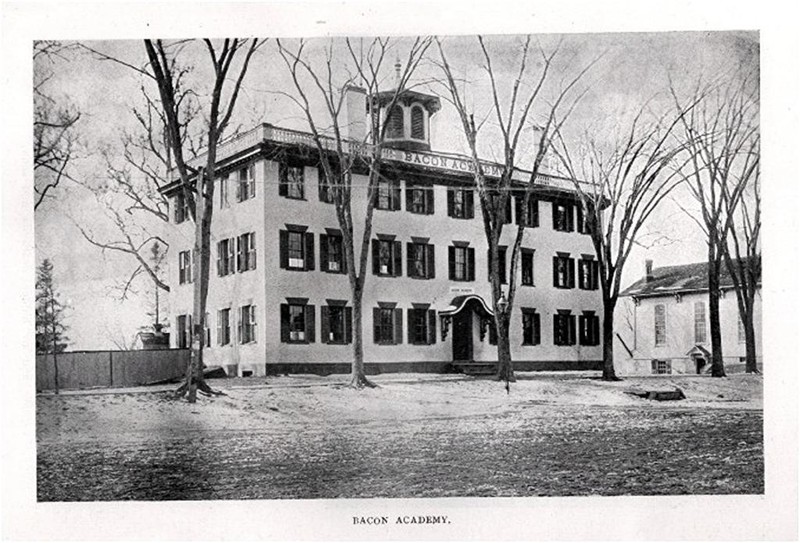 Old Bacon Academy in 1896