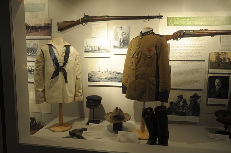 Uniforms and Artifacts in the Museum