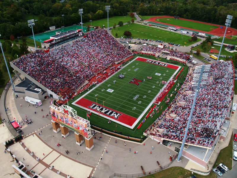 View of Yager Stadium and Cradle of Coaches