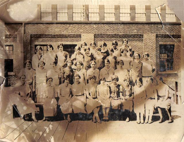 Dress factory workers, circa 1930s