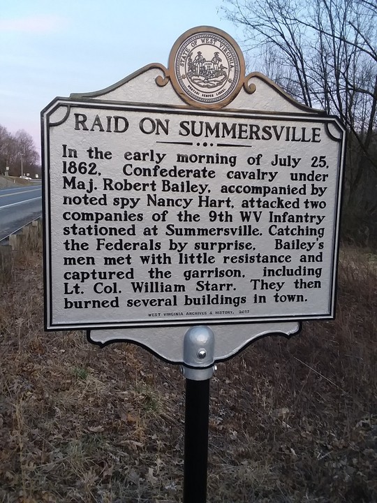 Raid on Summersville Historical Marker