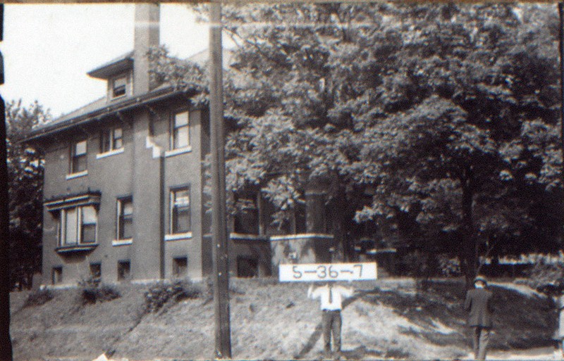 The Rector Mansion, circa 1940, purchased for about $20,000 in 1921