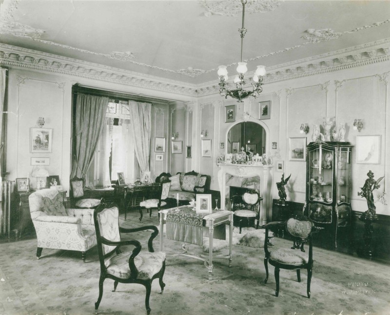 Image 3, Front Sitting Room Lougheed House Calgary, AB, c. 1920