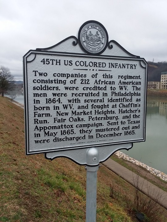 45th US Colored Infantry Historical Marker