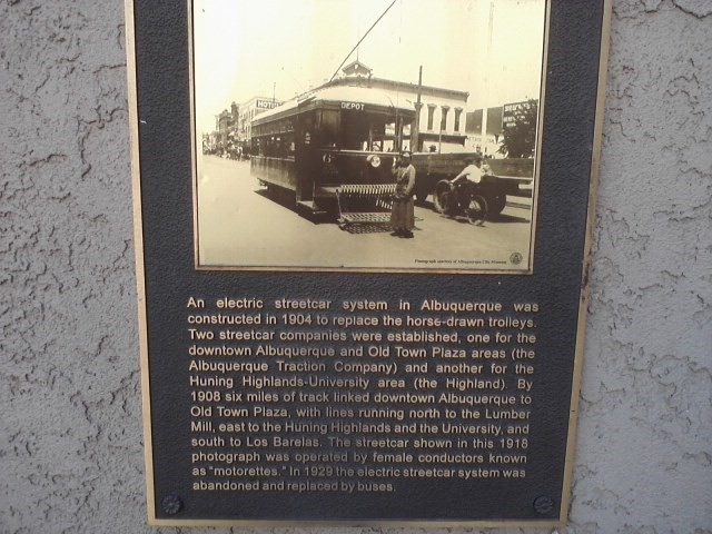 this plaque is located just past the central fountain at the entrance of the Alvarado Transportation Center.