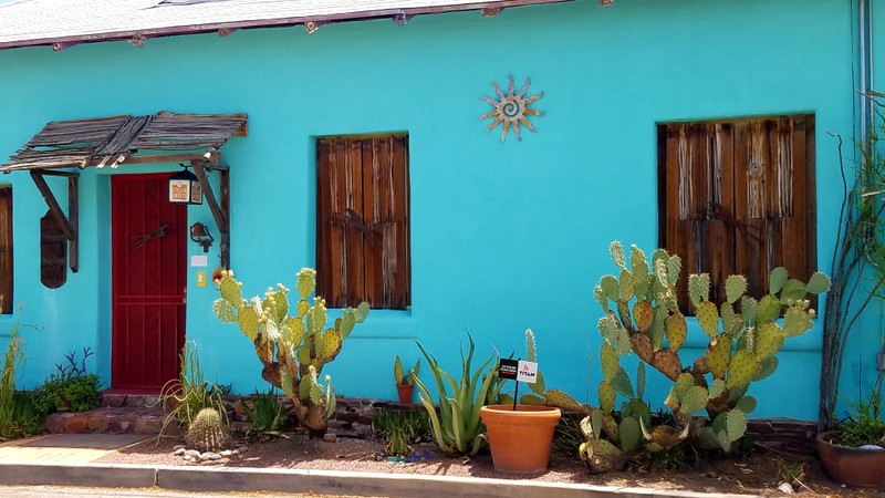 Colorful Adobe in Barrio Viejo