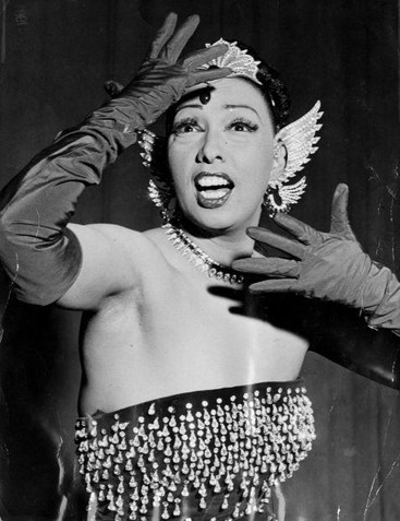 Josephine Baker Singing at Kiel Auditorium 