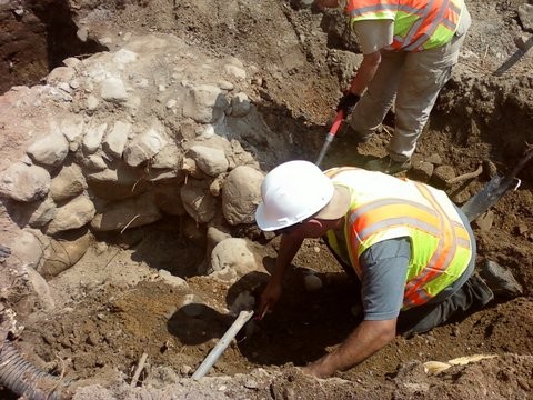 Pioneer Era Water Well under excavation, 2012