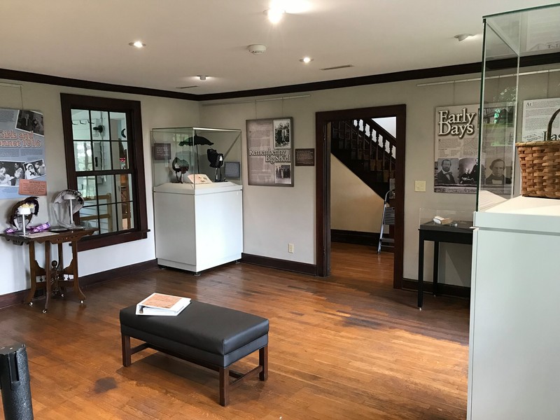 Exhibits inside the home