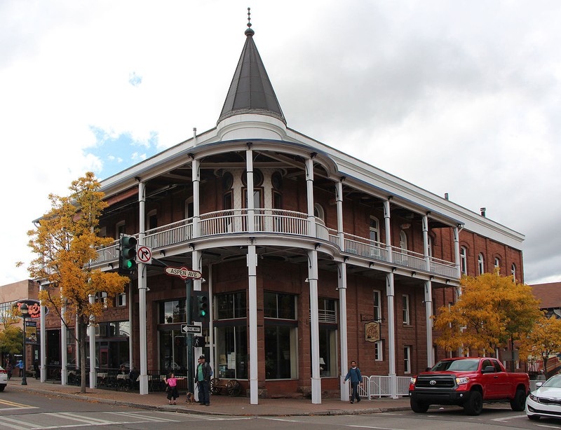 The Weatherford Hotel opened in 1900 and has remained an important landmark in Flagstaff