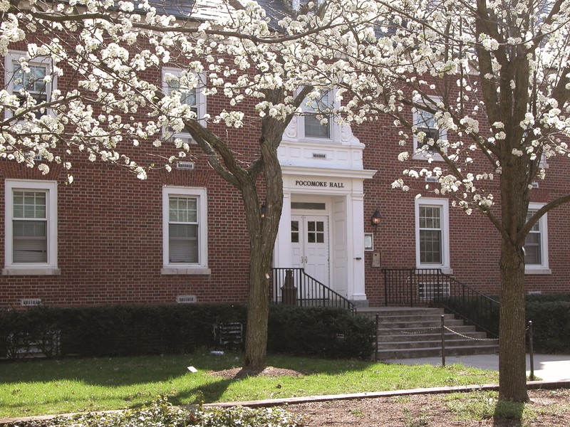 Entrance to Pocomoke Hall